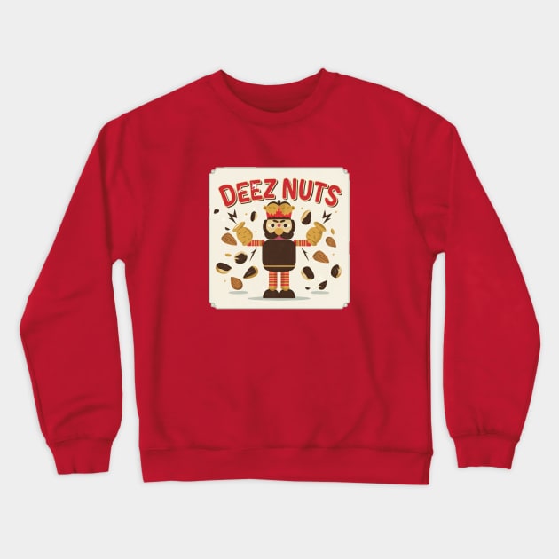 Deez Nutz Crewneck Sweatshirt by Aldrvnd